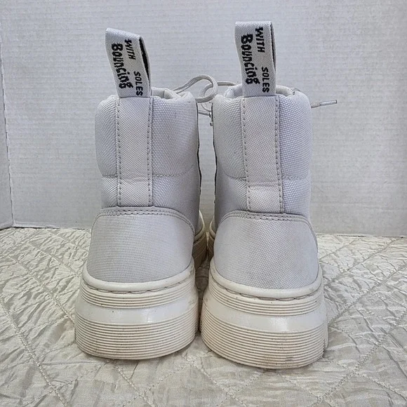 Dr. Martens AirWair Combs W Tech White Womens 7 LY004 Festival Forest Docs - Picture 9 of 16